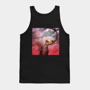 Cute sleeping fairy baby. Tank Top